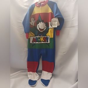 NWT Mickey Mouse Tobbler All in One Size 3 Panjama